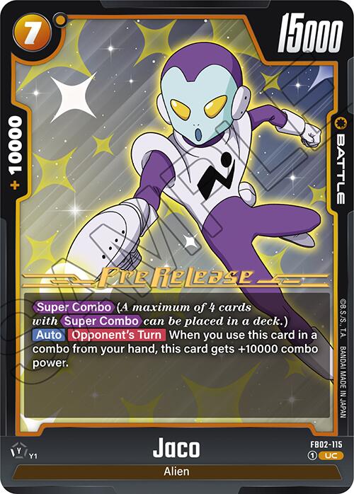 Jaco [Blazing Aura Pre-Release Cards] | Devastation Store