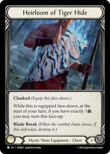 Heirloom of Tiger Hide [ZEN004] (Part the Mistveil) | Devastation Store