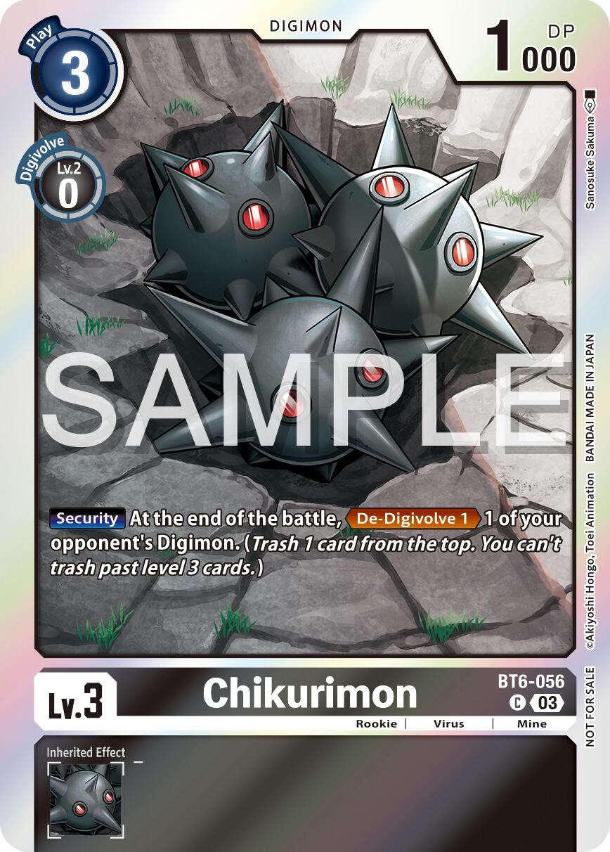 Chikurimon [BT6-056] (Official Tournament Vol.13 Winner Pack) [Double Diamond Promos] | Devastation Store