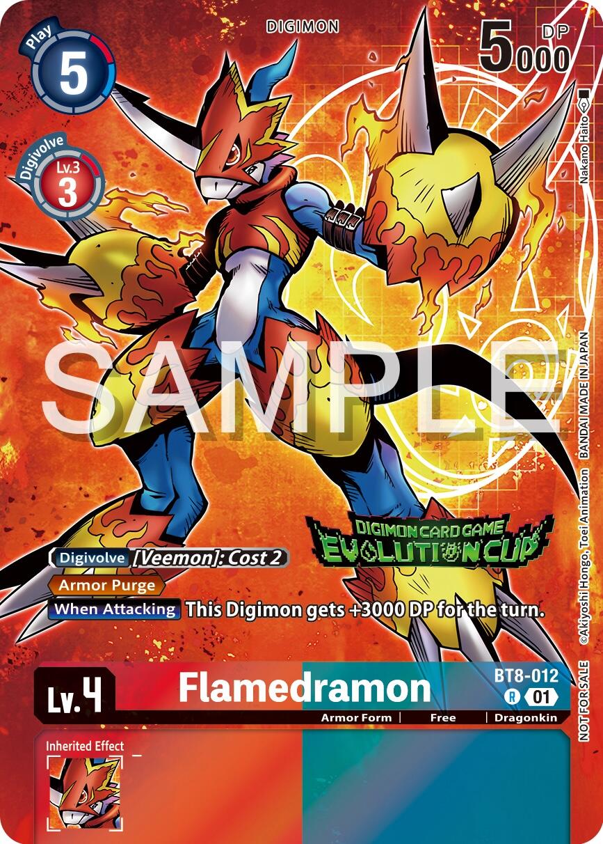 Flamedramon [BT8-012] (2024 Evolution Cup) [New Awakening Promos] | Devastation Store