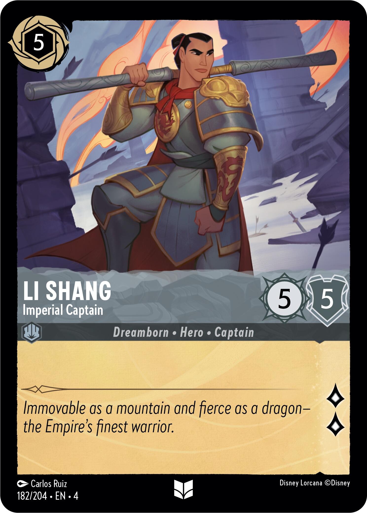 Li Shang - Imperial Captain (182/204) [Ursula's Return] | Devastation Store