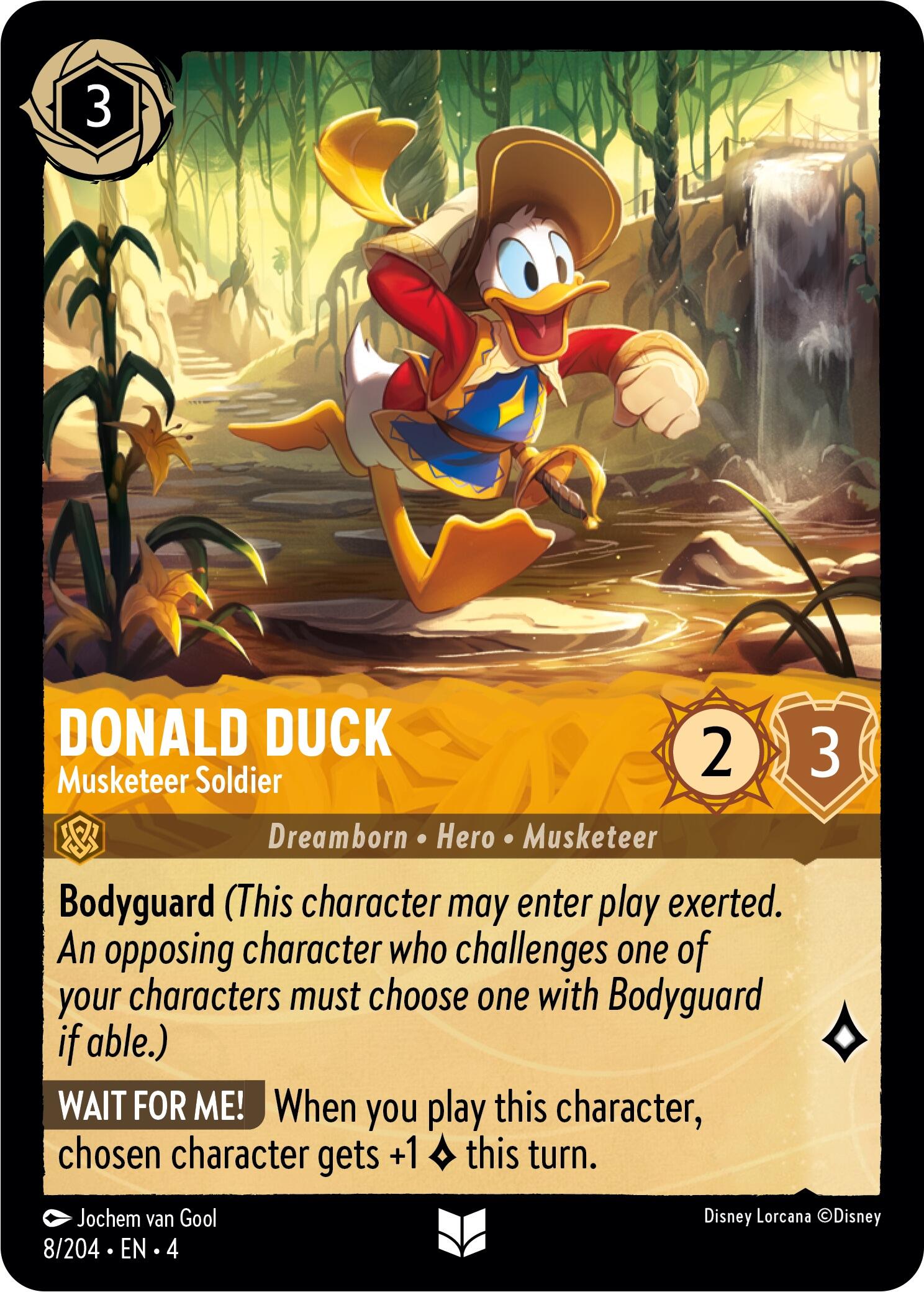 Donald Duck - Musketeer Soldier (8/204) [Ursula's Return] | Devastation Store