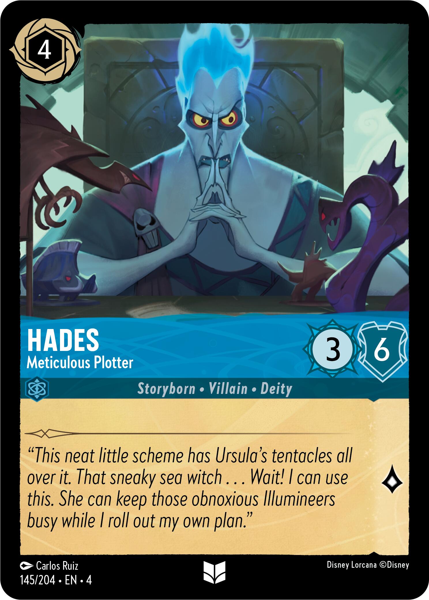 Hades - Meticulous Plotter (145/204) [Ursula's Return] | Devastation Store