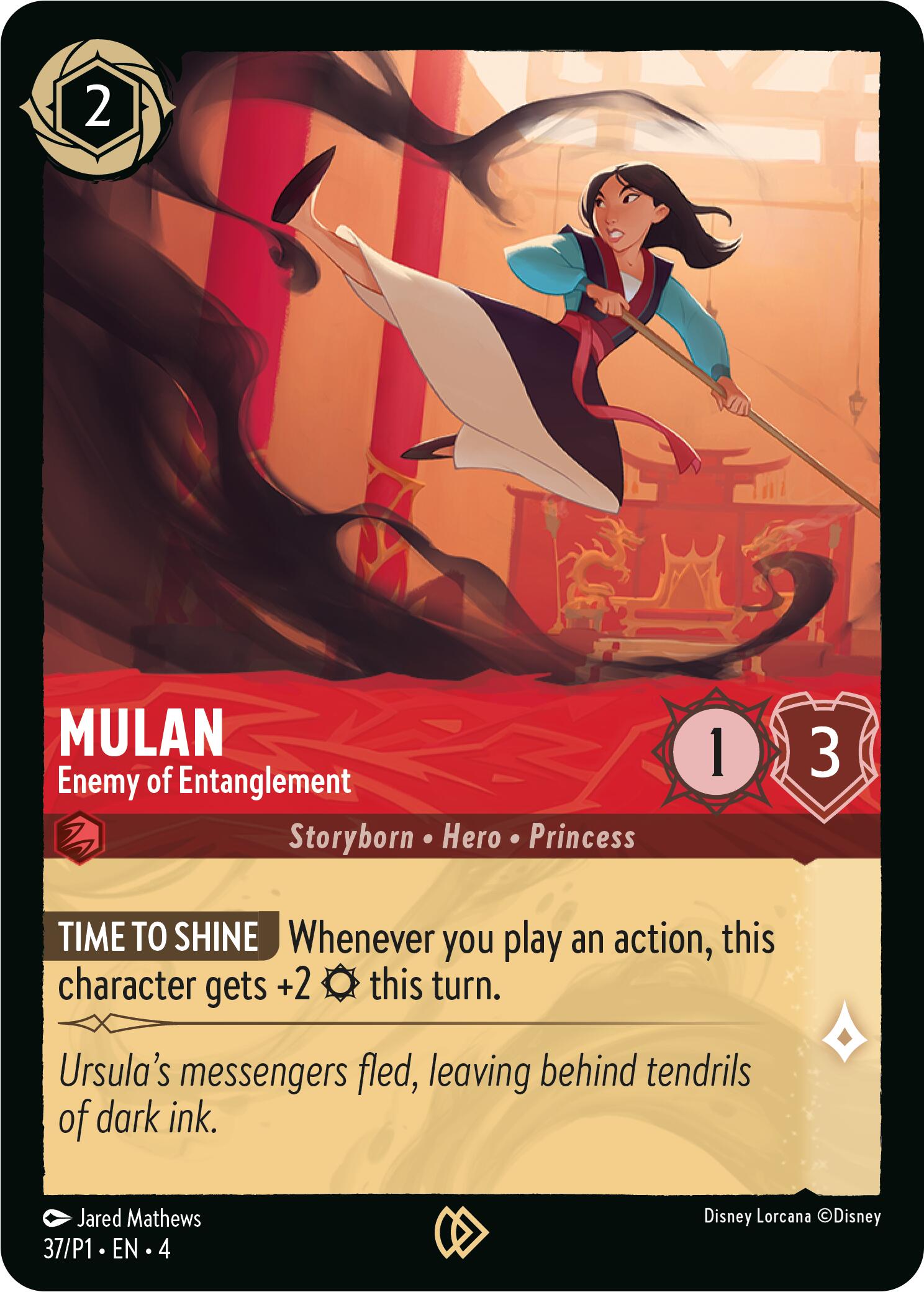 Mulan - Enemy of Entanglement (37) [Promo Cards] | Devastation Store