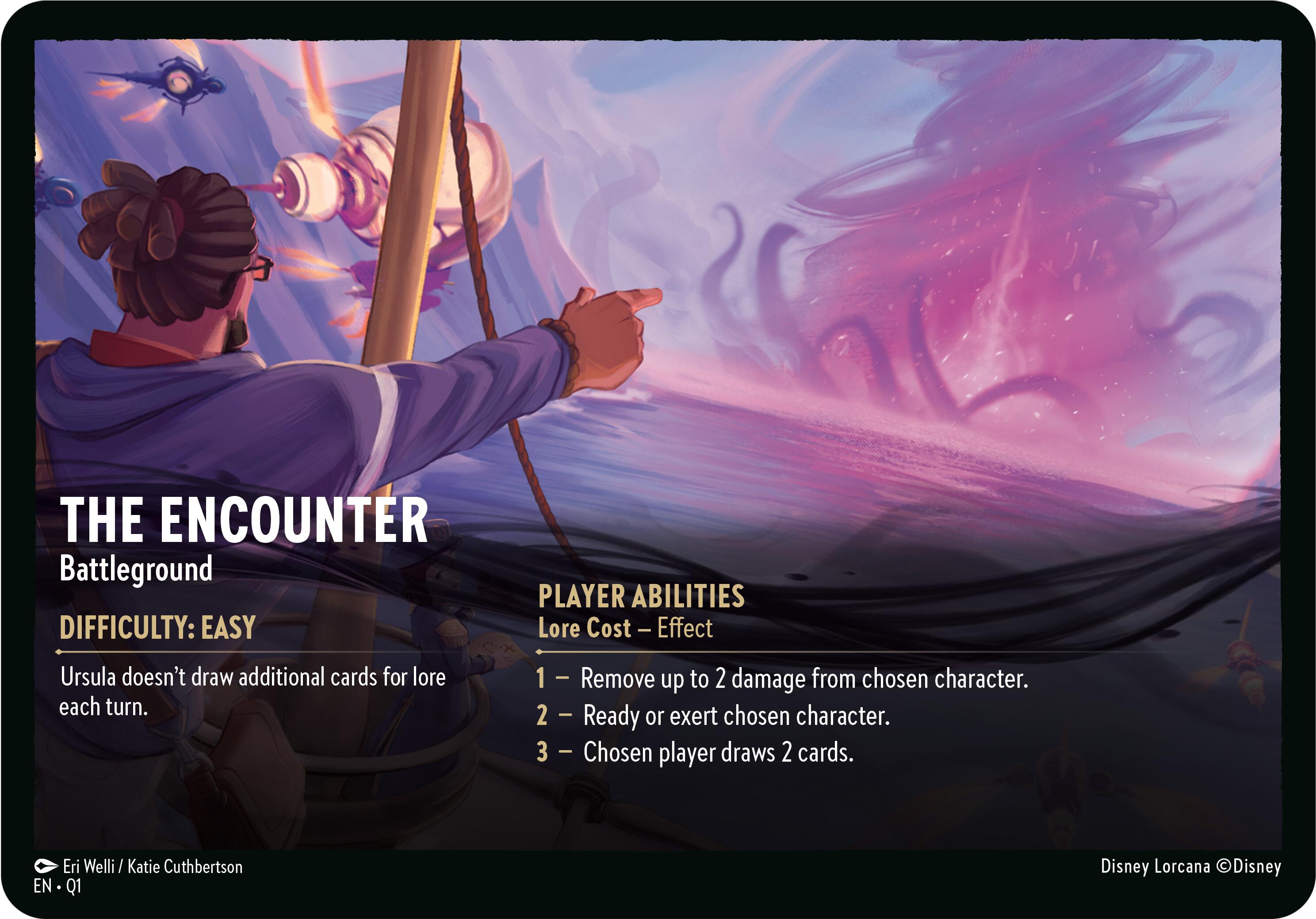 The Encounter // A Dark Realm - Battleground (Oversized) [Illumineer's Quest: Deep Trouble] | Devastation Store