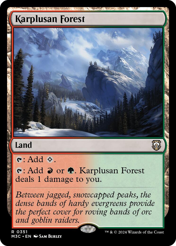 Karplusan Forest [Modern Horizons 3 Commander] | Devastation Store