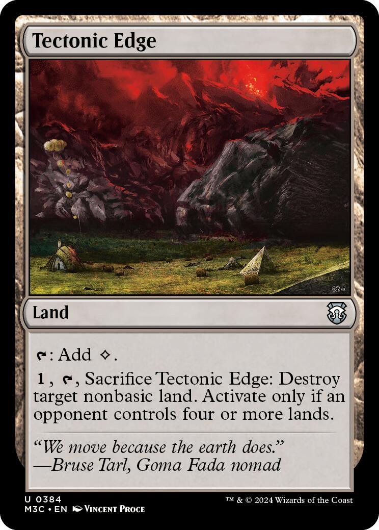 Tectonic Edge [Modern Horizons 3 Commander] | Devastation Store