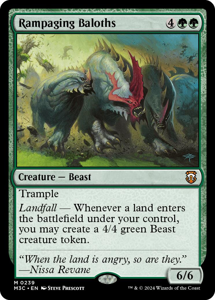 Rampaging Baloths [Modern Horizons 3 Commander] | Devastation Store