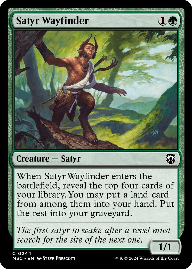 Satyr Wayfinder [Modern Horizons 3 Commander] | Devastation Store