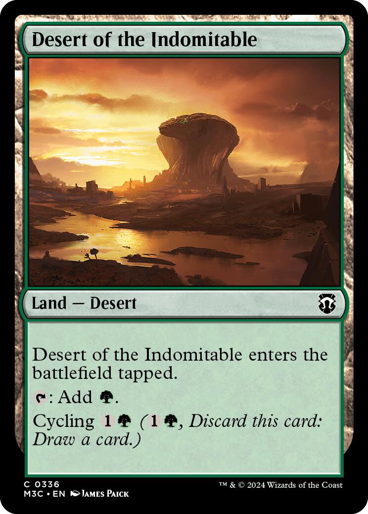 Desert of the Indomitable [Modern Horizons 3 Commander] | Devastation Store