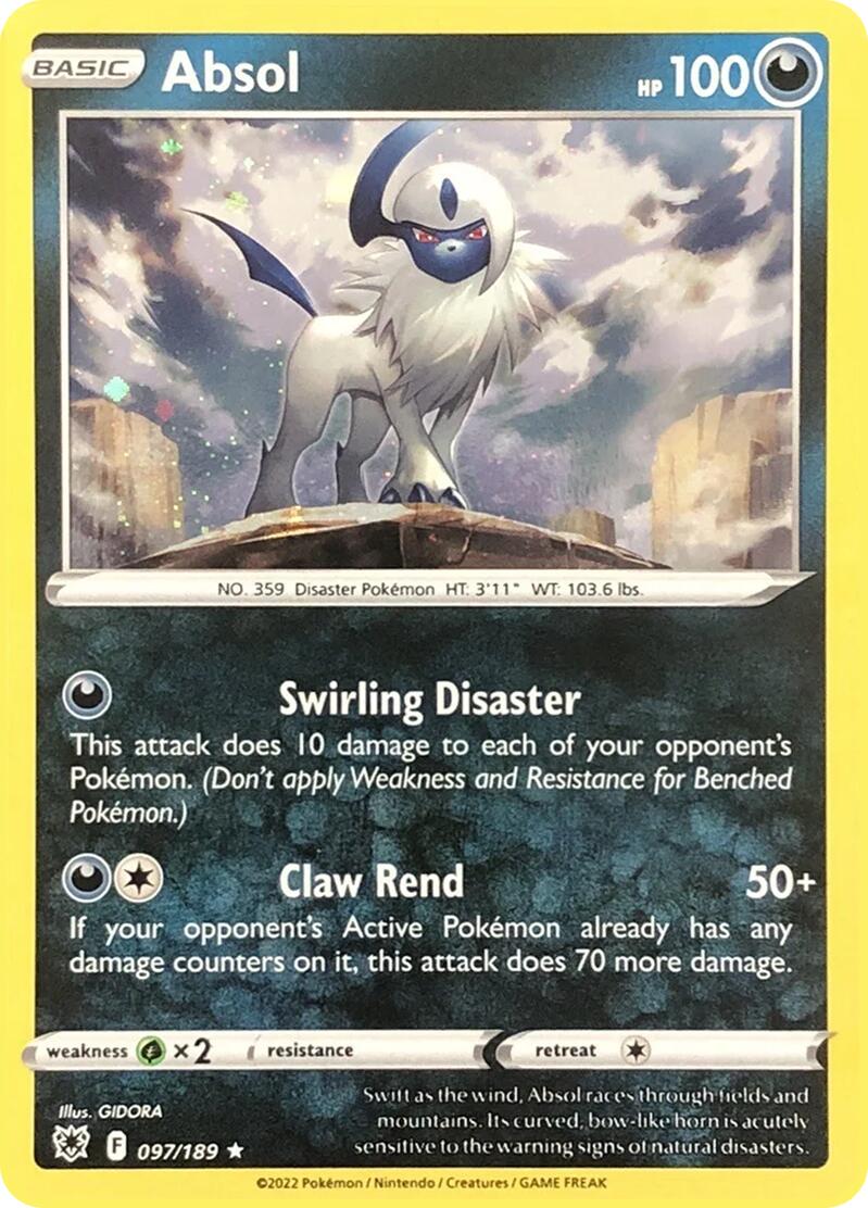 Absol (097/189) (Cosmos Holo) [Miscellaneous Cards] | Devastation Store