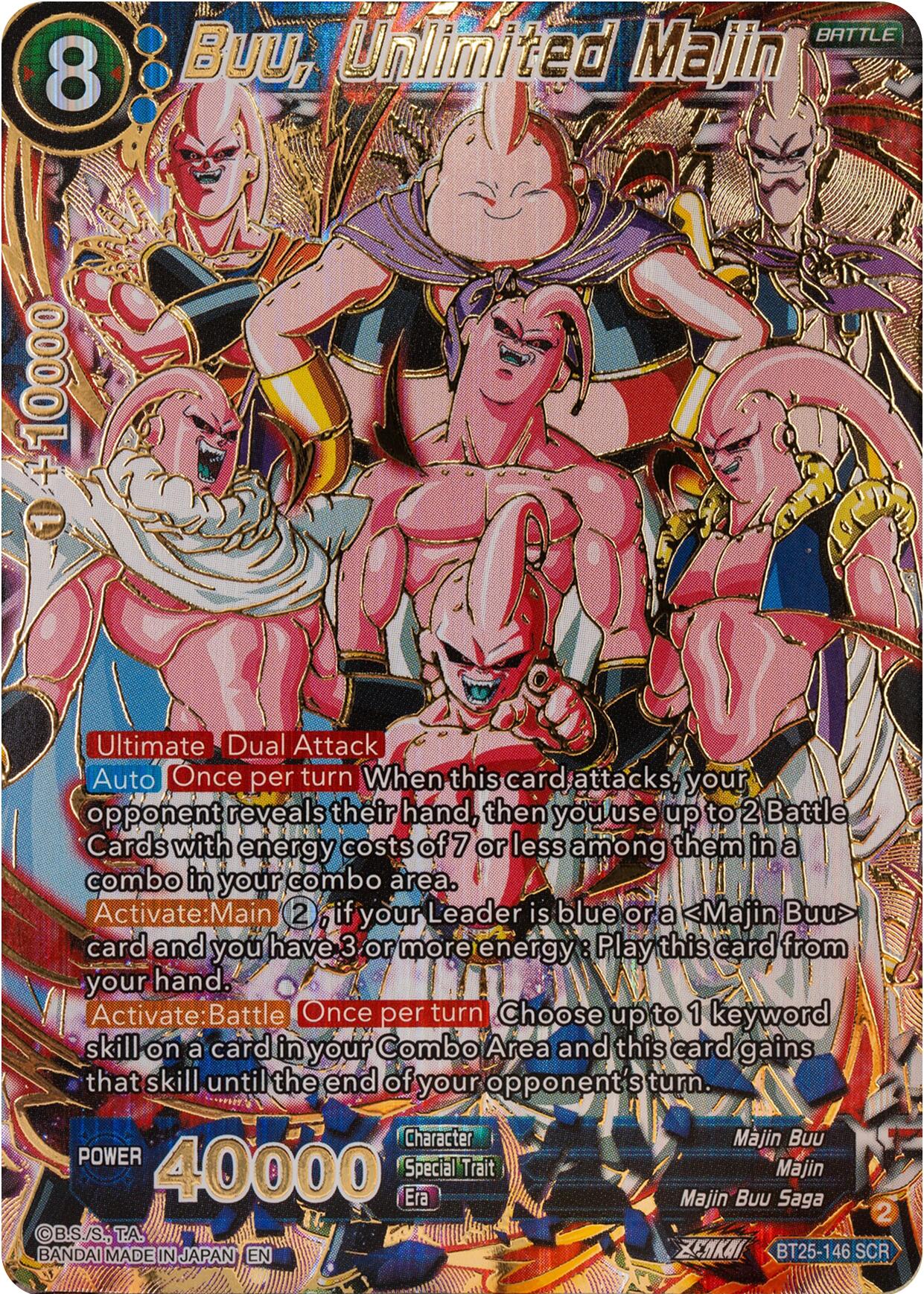 Buu, Unlimited Majin (BT25-146) [Legend of the Dragon Balls] | Devastation Store