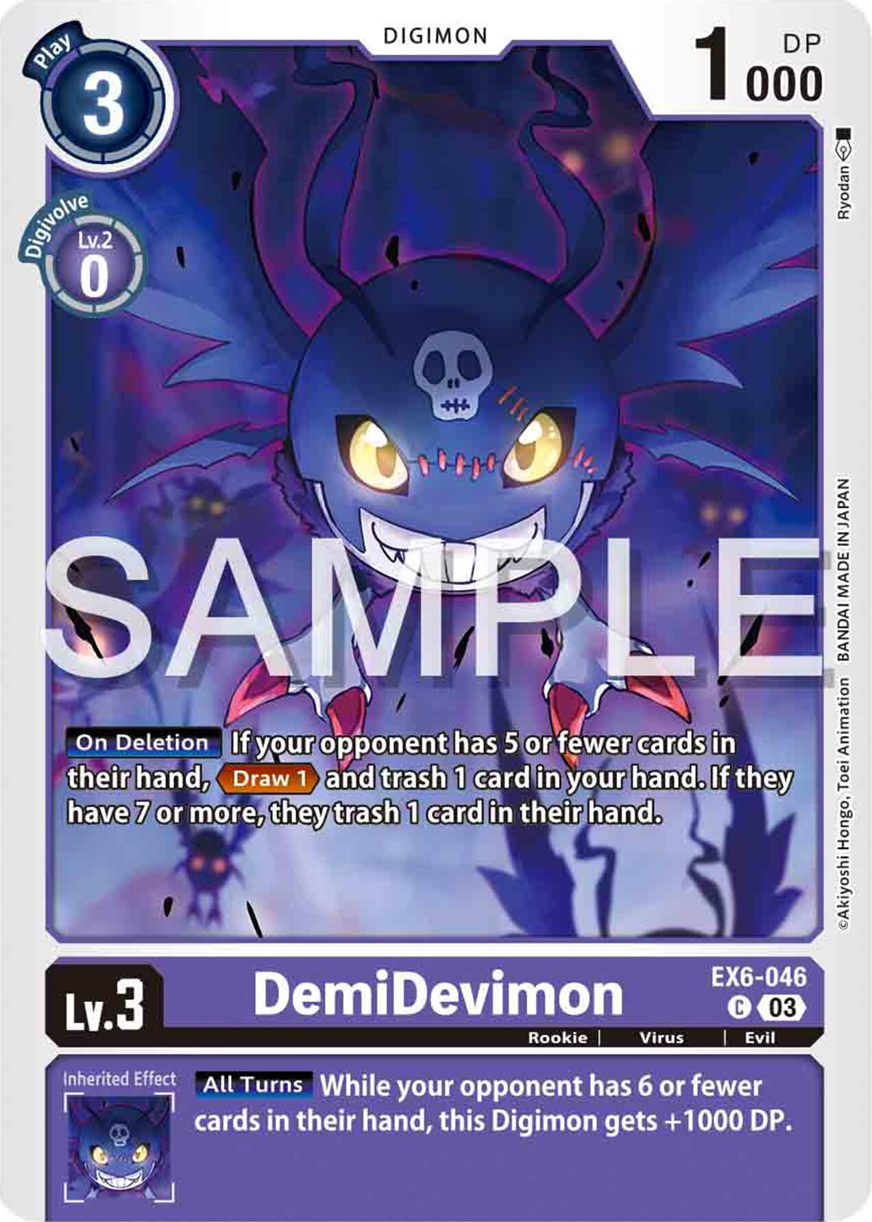 DemiDevimon [EX6-046] [Infernal Ascension] | Devastation Store