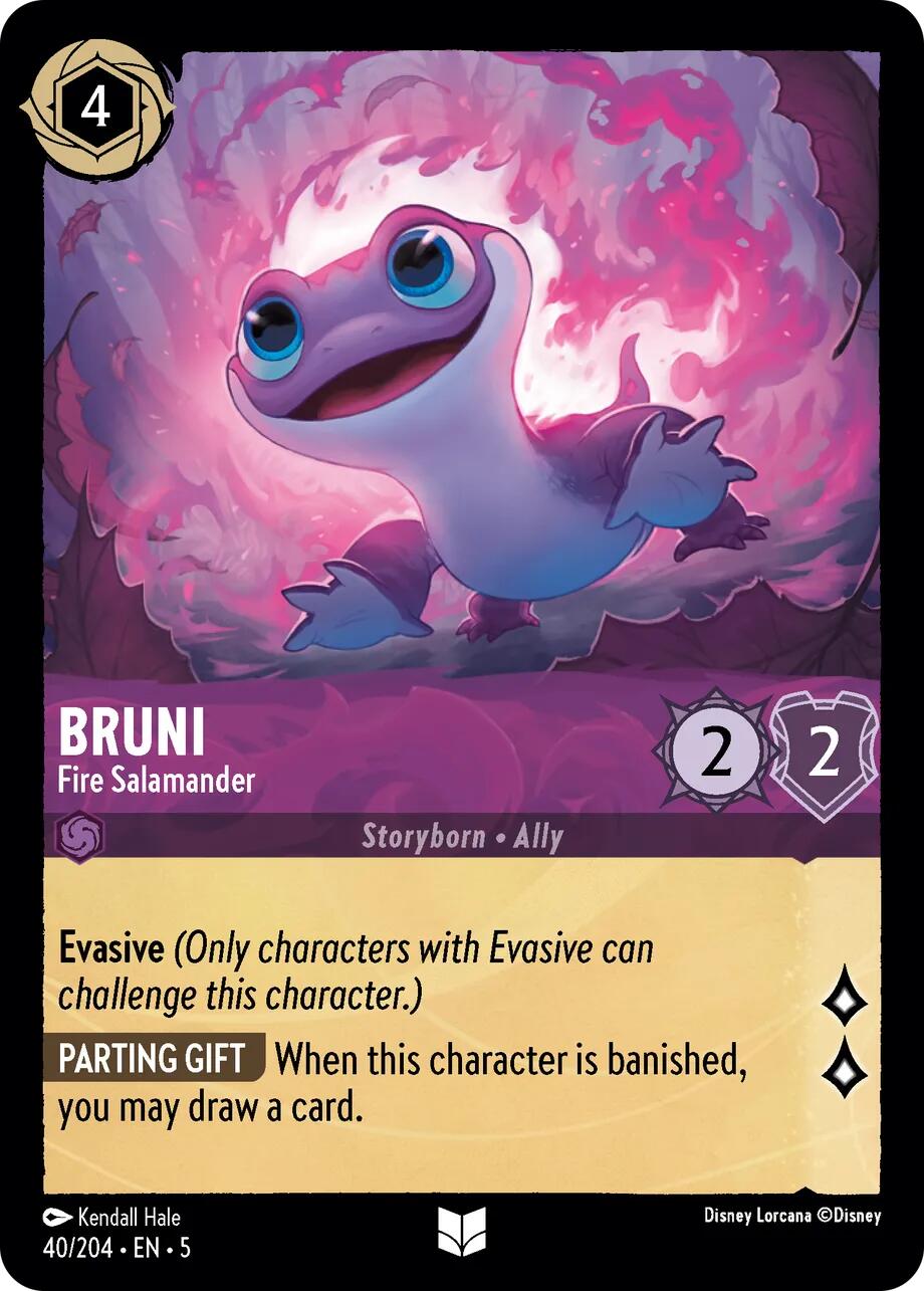 Bruni - Fire Salamander (40/204) [Shimmering Skies] | Devastation Store