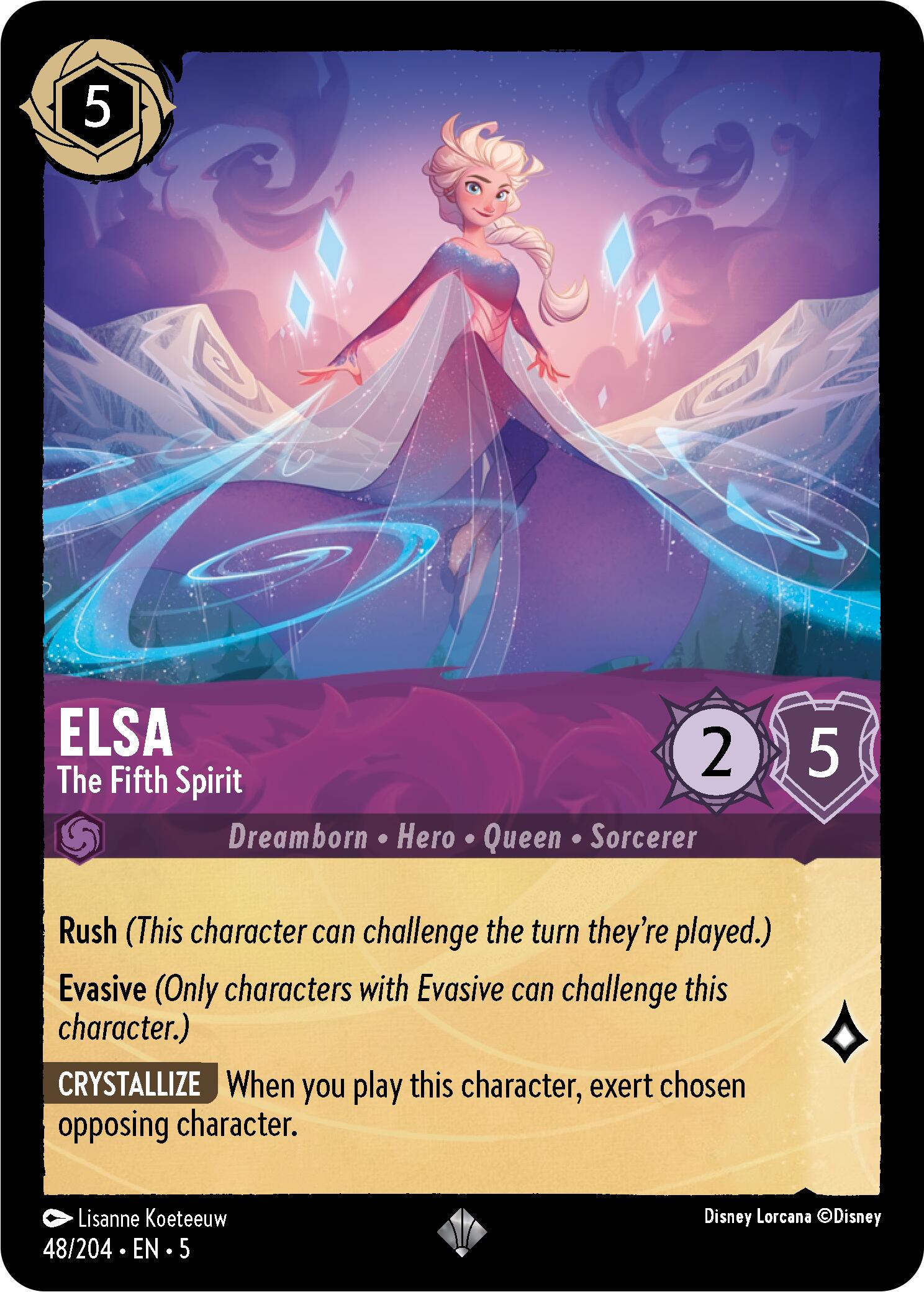 Elsa - The Fifth Spirit (48/204) [Shimmering Skies] | Devastation Store