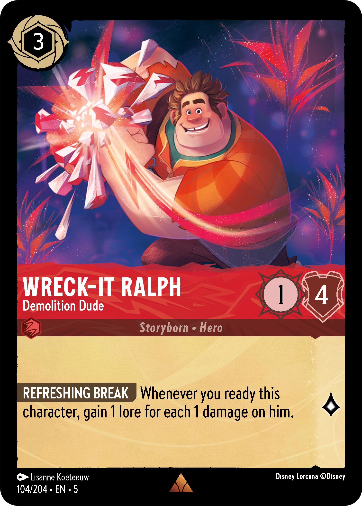 Wreck-It Ralph - Demolition Dude (104/204) [Shimmering Skies] | Devastation Store