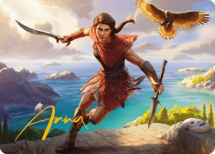 Kassandra, Eagle Bearer Art Card (Gold-Stamped Signature) [Assassin's Creed Art Series] | Devastation Store