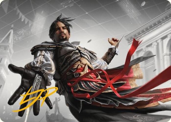Ezio Auditore da Firenze Art Card (Gold-Stamped Signature) [Assassin's Creed Art Series] | Devastation Store