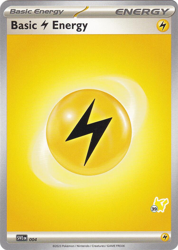 Basic Lightning Energy (004) (Pikachu Stamp #39) [Battle Academy 2024] | Devastation Store
