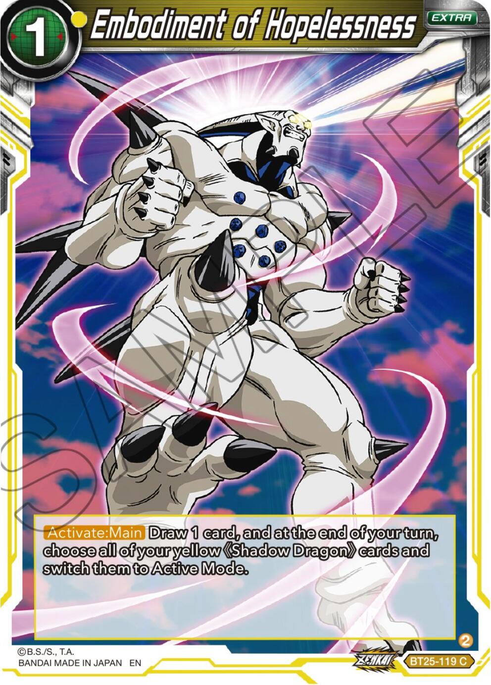 Embodiment of Hopelessness (BT25-119) [Legend of the Dragon Balls] | Devastation Store