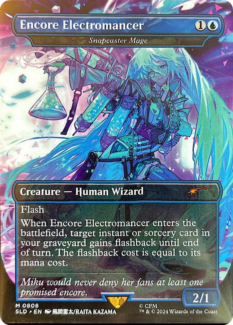 Encore Electromancer - Snapcaster Mage (Rainbow Foil) [Secret Lair Drop Series] | Devastation Store