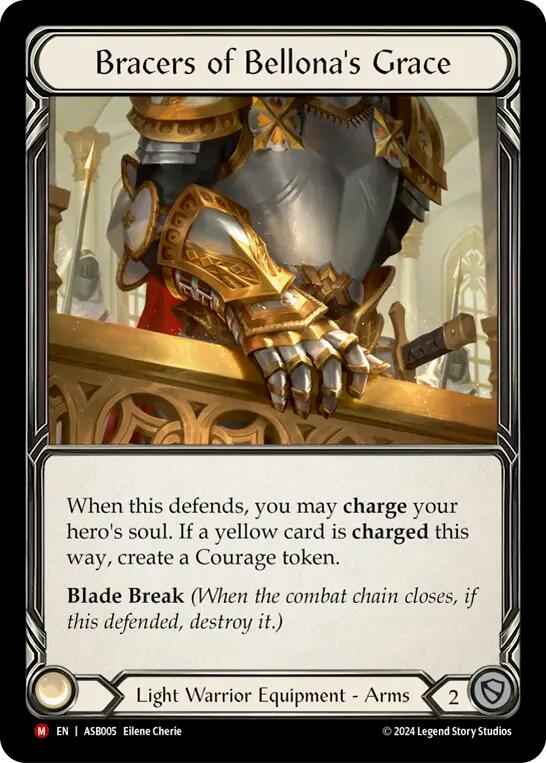 Bracers of Bellona's Grace [ASB005] (Armory Deck: Boltyn)  Rainbow Foil | Devastation Store