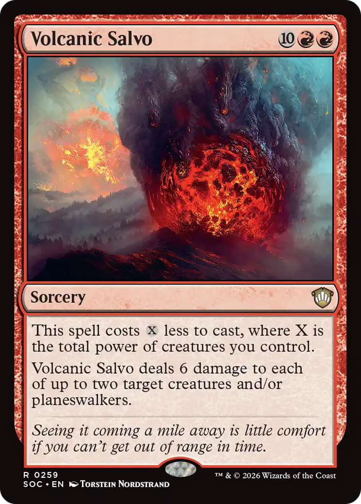 Volcanic Salvo [Secrets of Strixhaven Commander] | Devastation Store