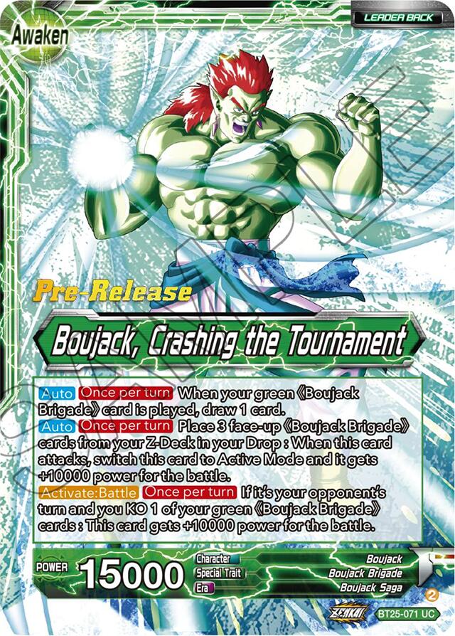 Boujack Brigade // Boujack, Crashing the Tournament (BT25-071) [Legend of the Dragon Balls Prerelease Promos] | Devastation Store