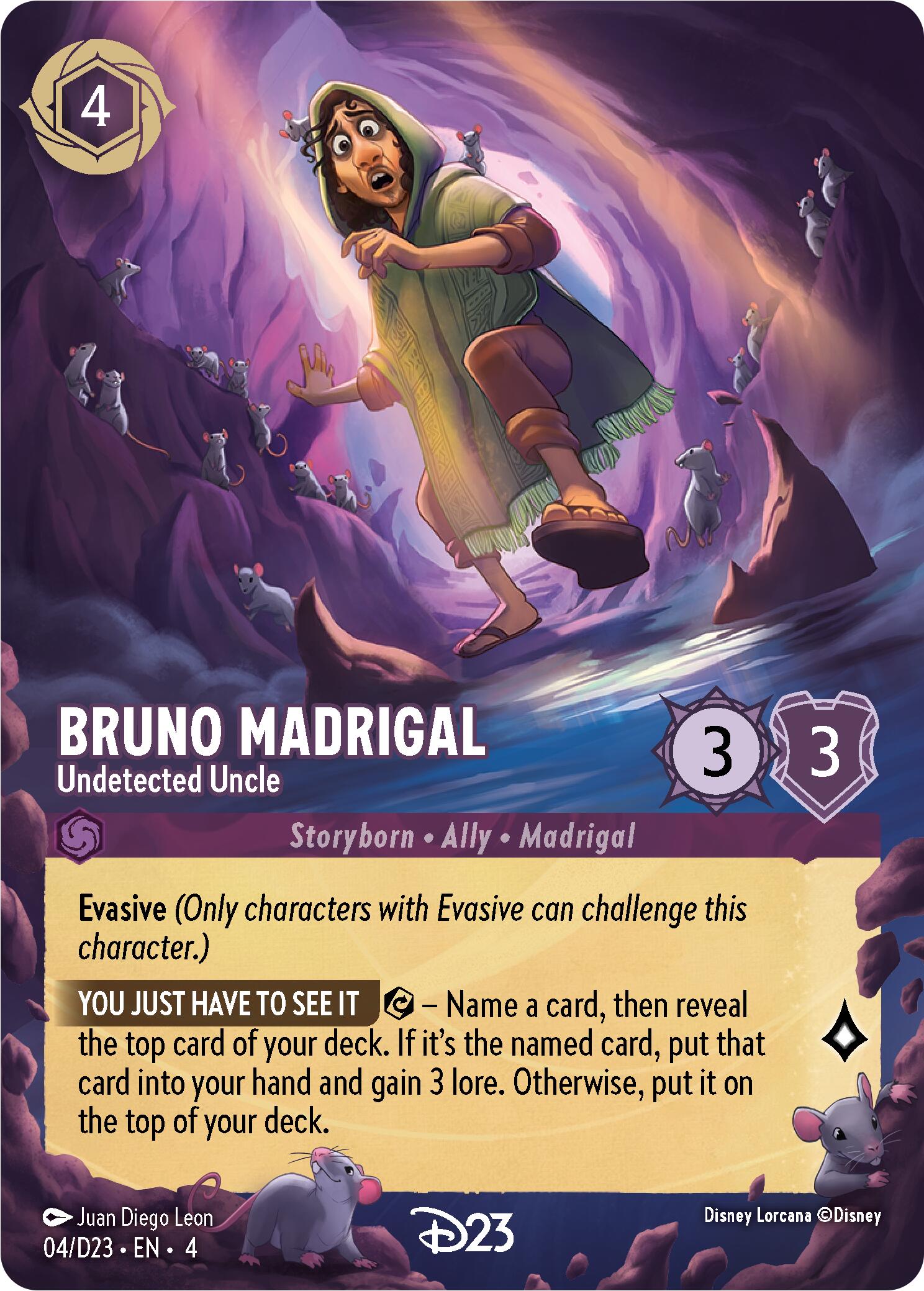 Bruno Madrigal - Undetected Uncle (4) [D23 Promos] | Devastation Store