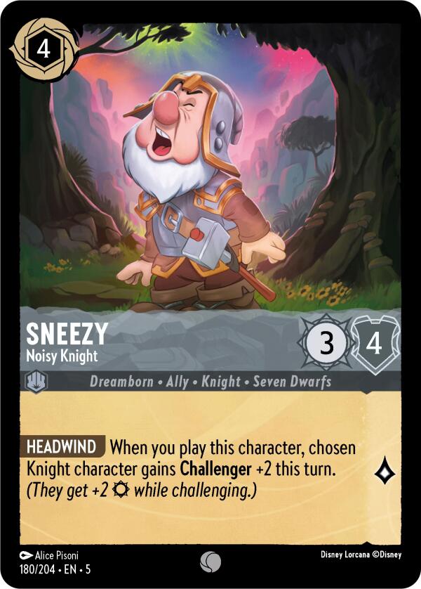 Sneezy - Noisy Knight (180/204) [Shimmering Skies] | Devastation Store