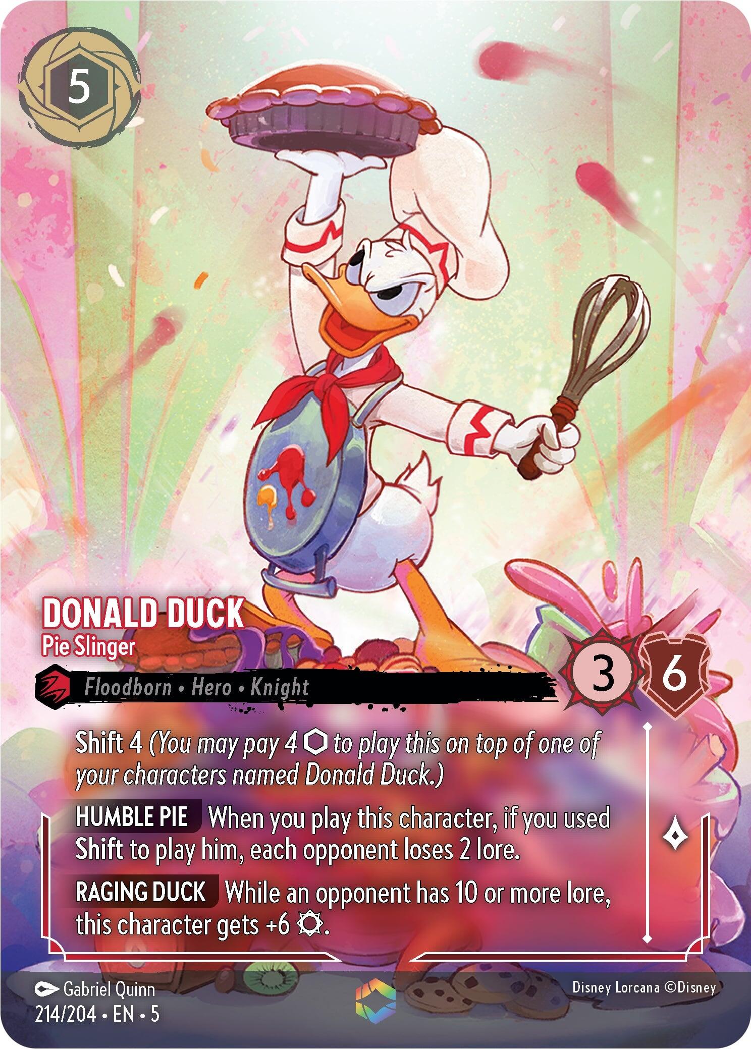 Donald Duck - Pie Slinger (Enchanted) (214/204) [Shimmering Skies] | Devastation Store