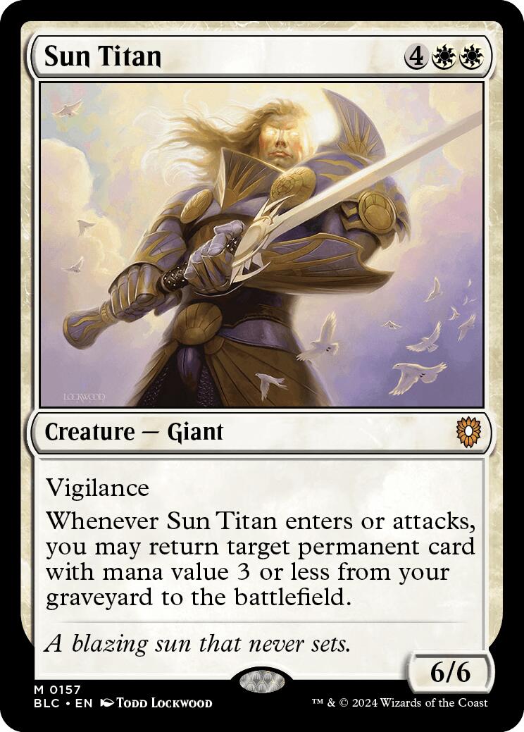 Sun Titan [Bloomburrow Commander] | Devastation Store