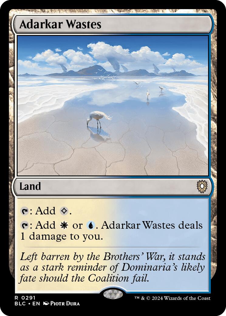 Adarkar Wastes [Bloomburrow Commander] | Devastation Store