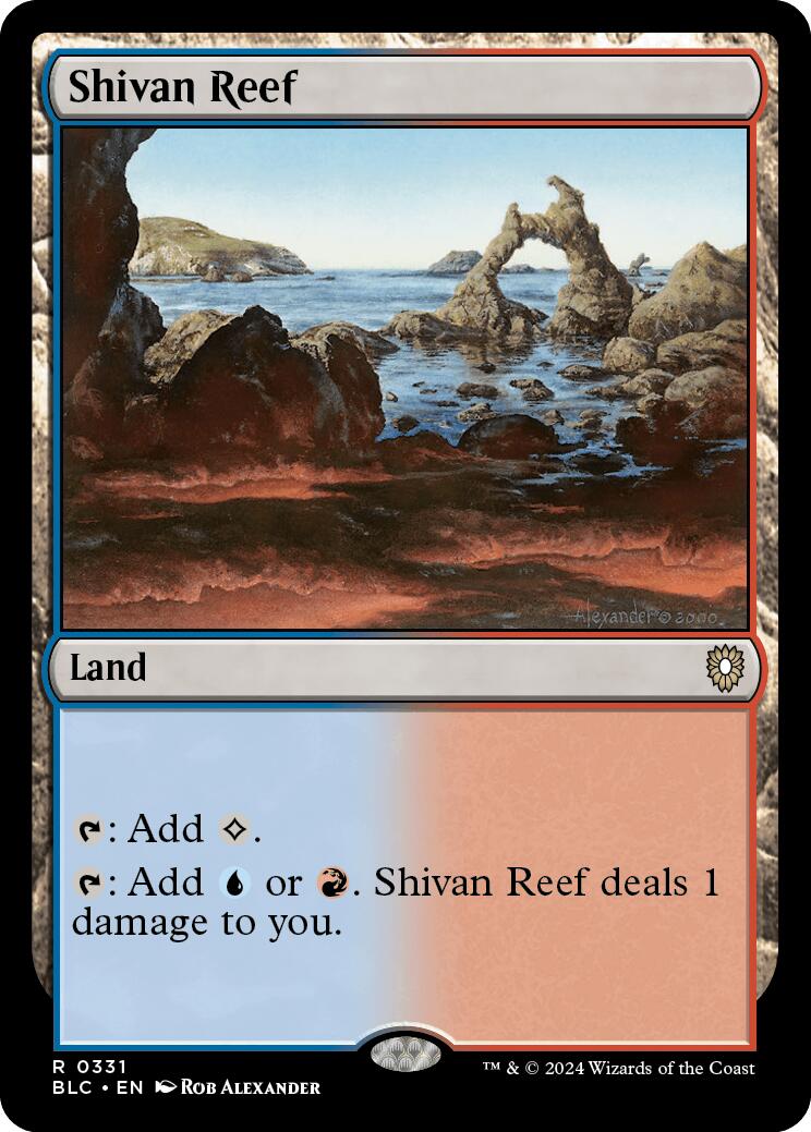 Shivan Reef [Bloomburrow Commander] | Devastation Store