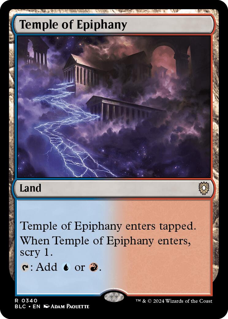 Temple of Epiphany [Bloomburrow Commander] | Devastation Store