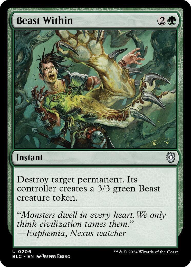 Beast Within [Bloomburrow Commander] | Devastation Store