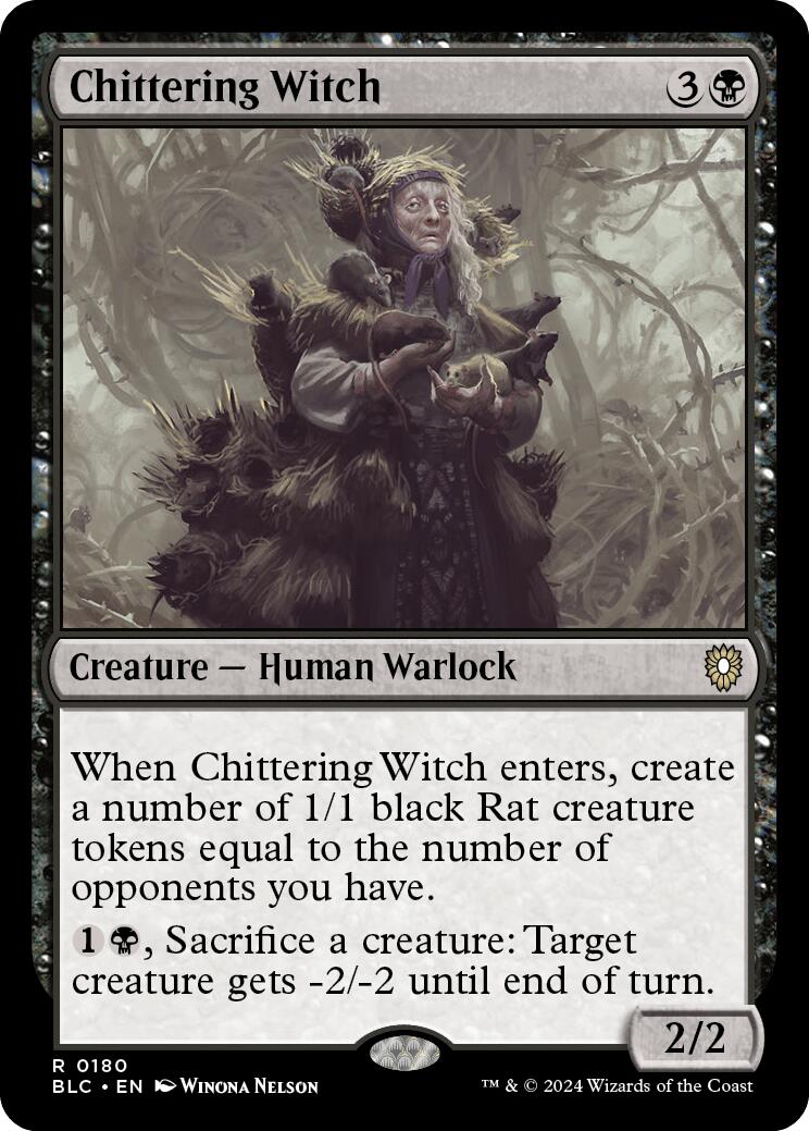 Chittering Witch [Bloomburrow Commander] | Devastation Store