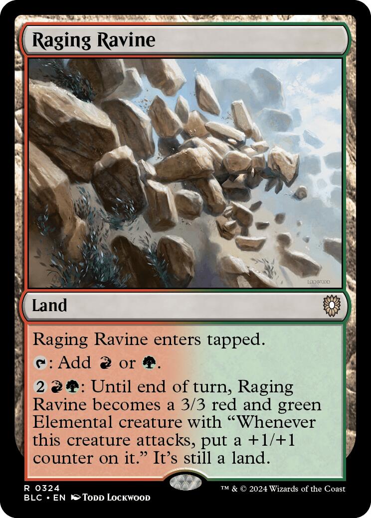 Raging Ravine [Bloomburrow Commander] | Devastation Store