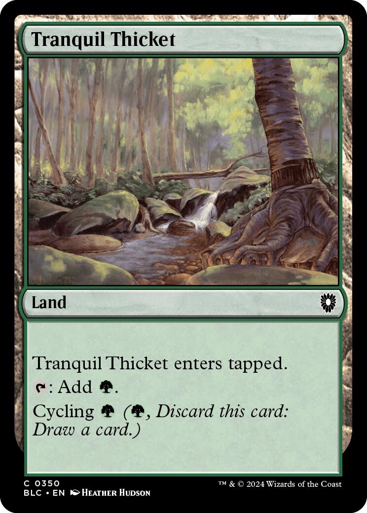 Tranquil Thicket [Bloomburrow Commander] | Devastation Store