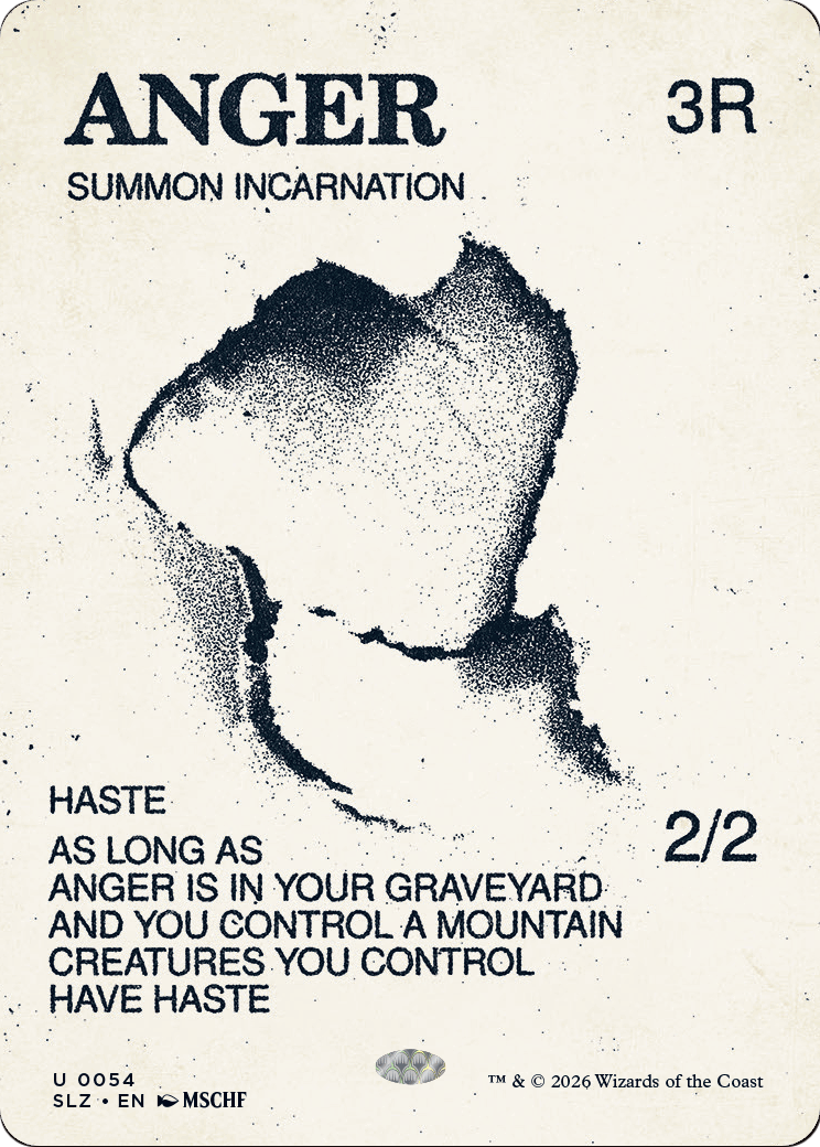 Anger (0054) [Secret Lair x MSCHF: The Zeta Set] | Devastation Store