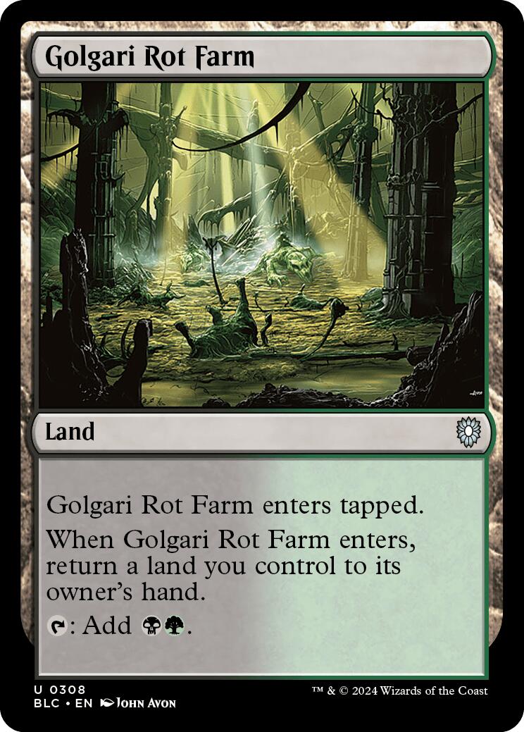 Golgari Rot Farm [Bloomburrow Commander] | Devastation Store