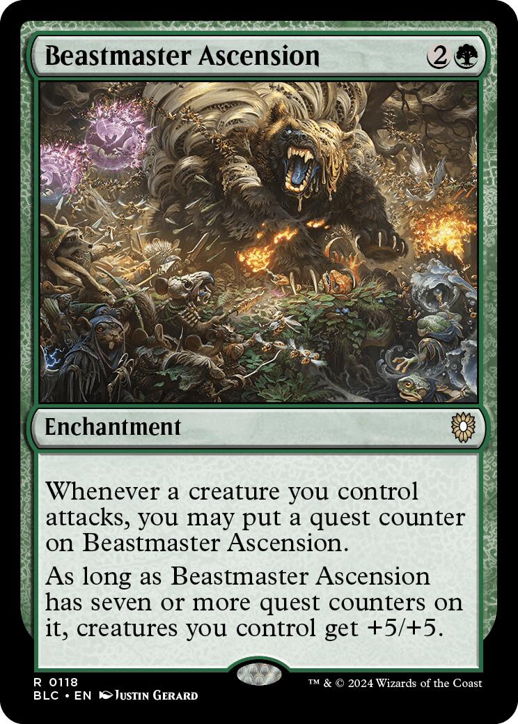 Beastmaster Ascension [Bloomburrow Commander] | Devastation Store