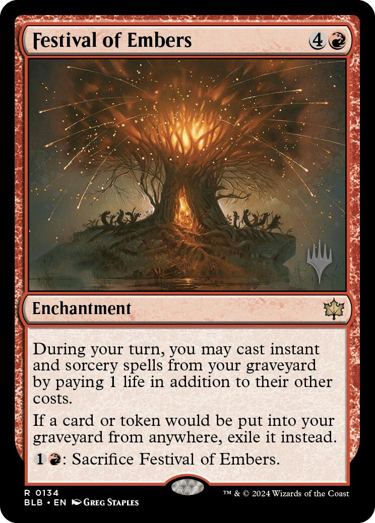 Festival of Embers (Promo Pack) [Bloomburrow Promos] | Devastation Store