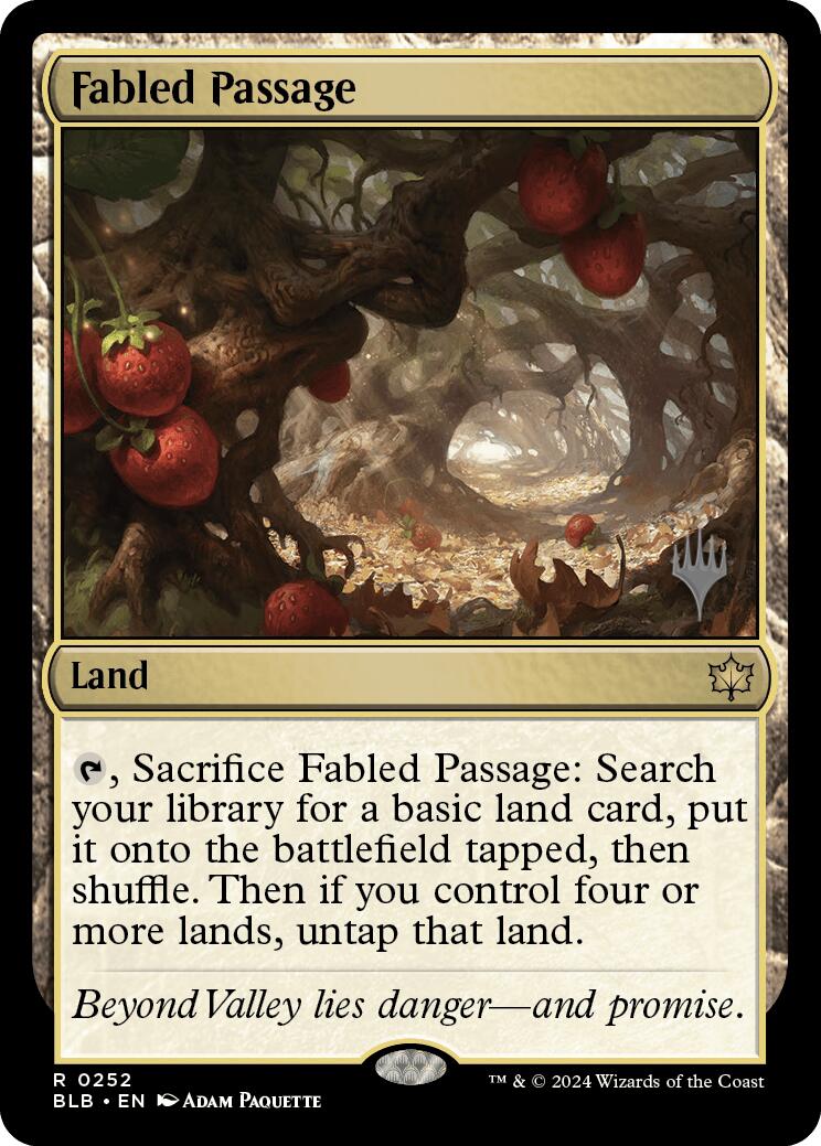 Fabled Passage (Promo Pack) [Bloomburrow Promos] | Devastation Store