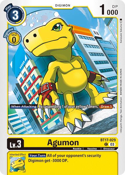 Agumon [BT17-029] [Secret Crisis] | Devastation Store