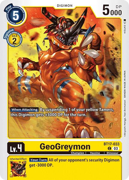 GeoGreymon [BT17-033] [Secret Crisis] | Devastation Store