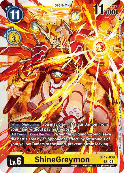 ShineGreymon [BT17-039] [Secret Crisis] | Devastation Store