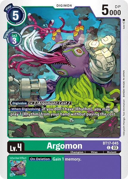 Argomon [BT17-045] - BT17-045 [Secret Crisis] | Devastation Store