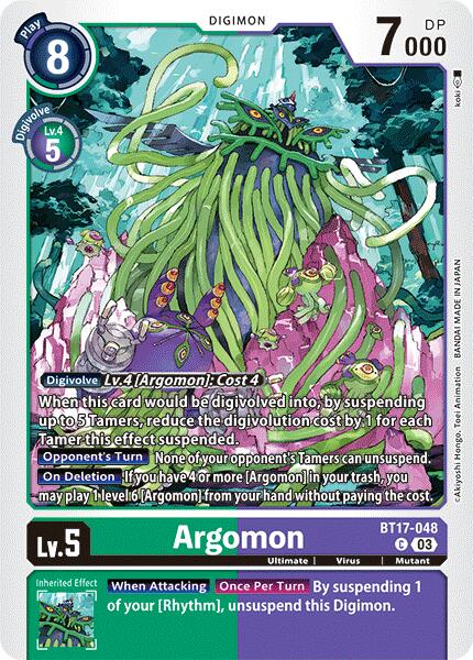 Argomon [BT17-048] - BT17-048 [Secret Crisis] | Devastation Store