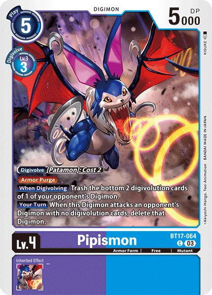 Pipismon [BT17-064] [Secret Crisis] | Devastation Store